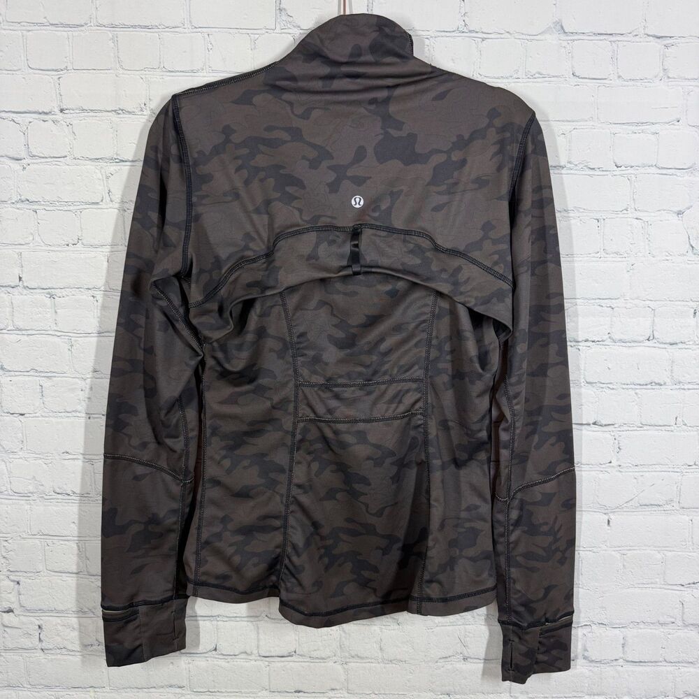 Lululemon Define Jacket Luon Heathered Women Size 10 Incognito Camo Mid Length - Picture 3 of 11